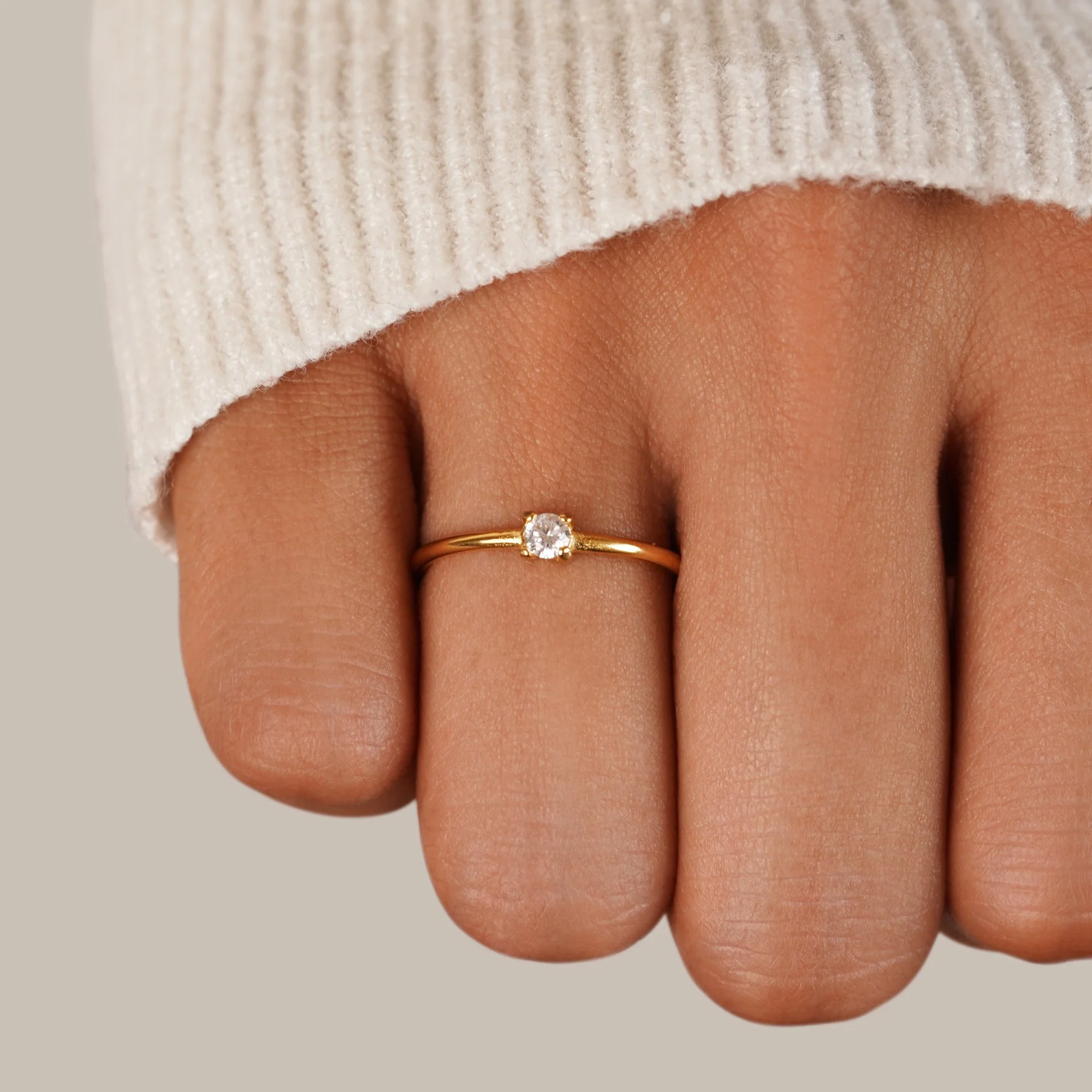 Birthstone 18K Gold Rings - Image 11
