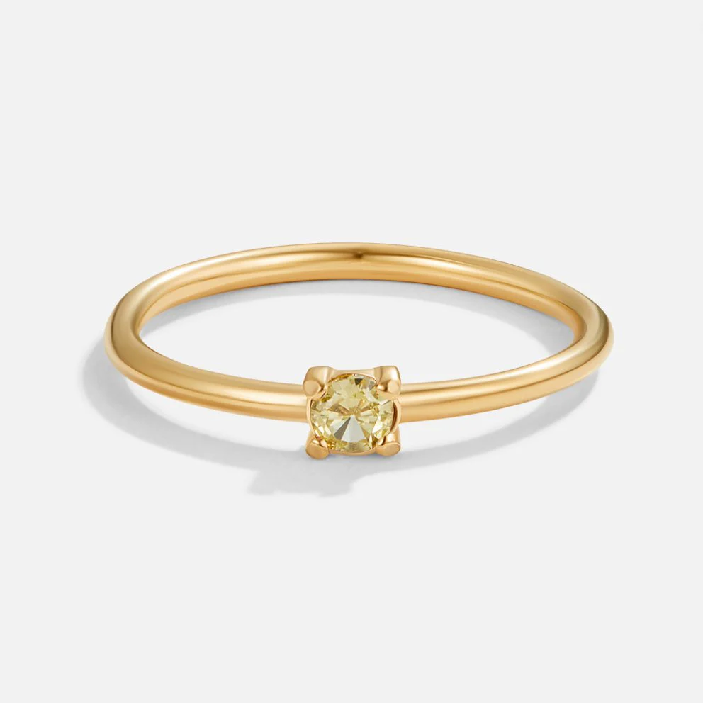 Birthstone 18K Gold Rings - Image 18