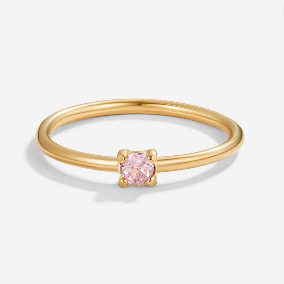 Birthstone 18K Gold Rings - Image 22