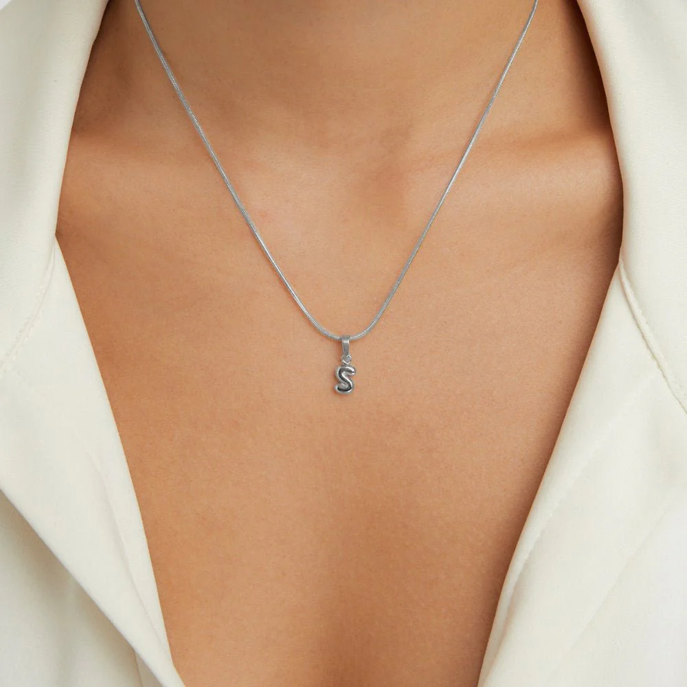 Bubble Letter Necklace - Image 4