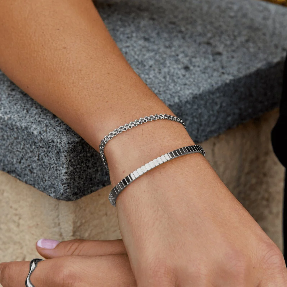 Capri Silver Chain Bracelet - Image 3