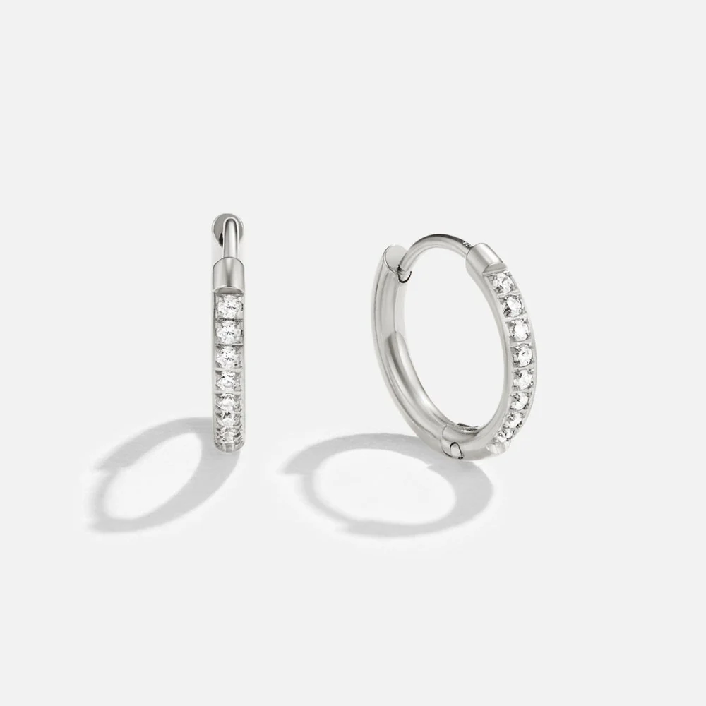 Eternity Hoop Earrings - Image 3