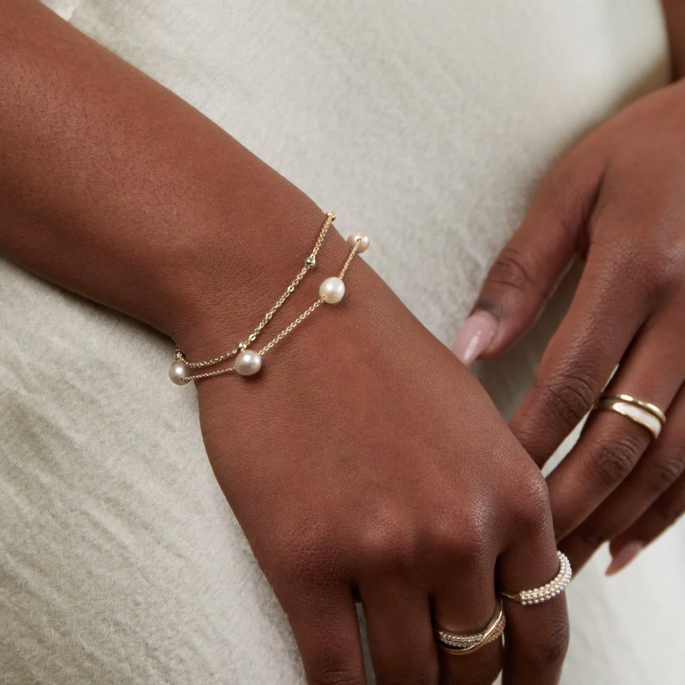Freshwater Pearl Layered Bracelet - Image 6