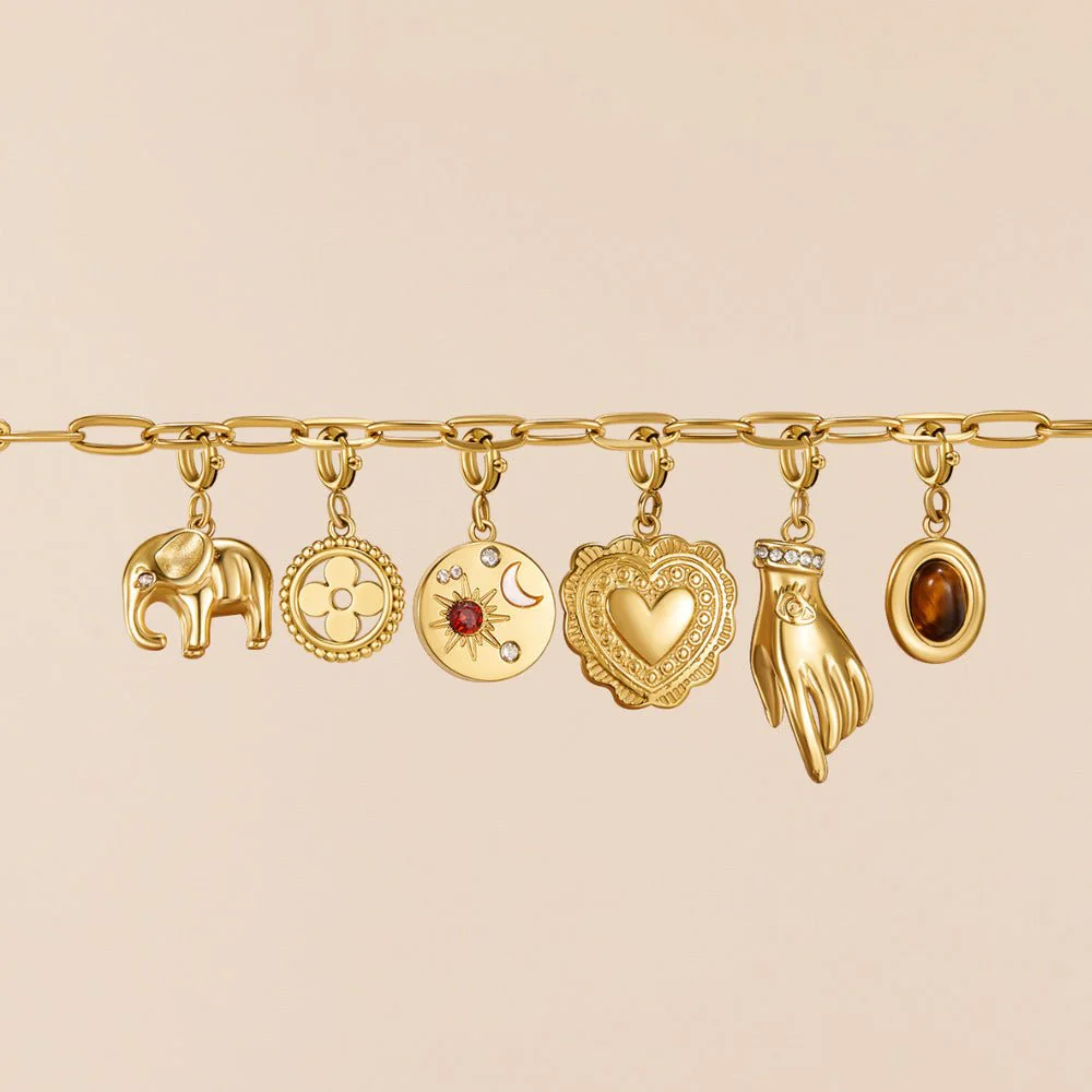 Gold Elephant Charm - Image 4