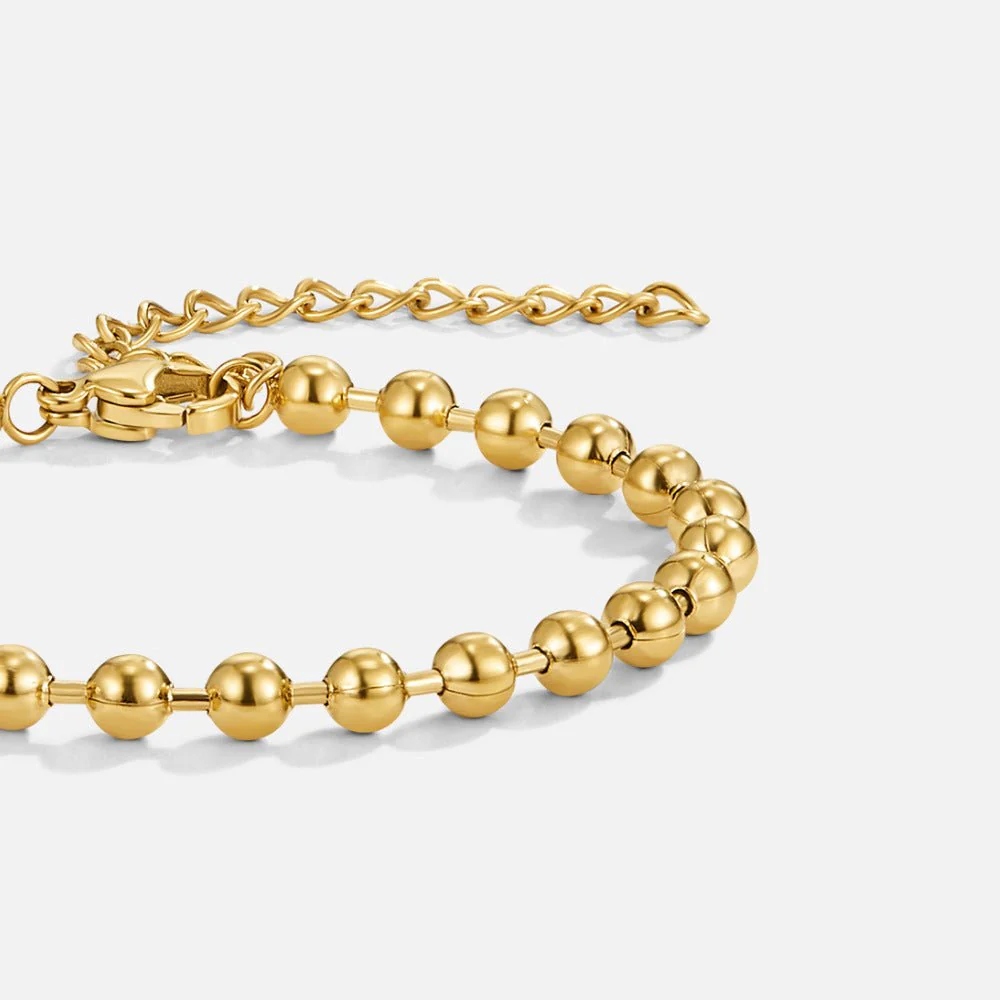 Gold Lulu Bead Bracelet - Image 3
