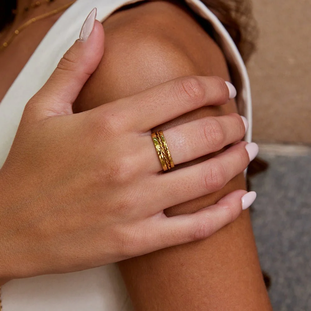 Hella Gold Stacked Ring - Image 2