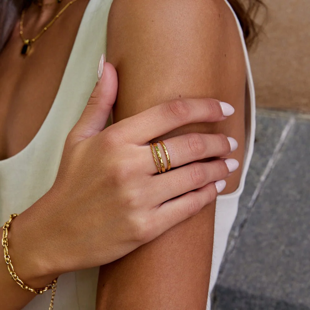 Hella Gold Stacked Ring - Image 5