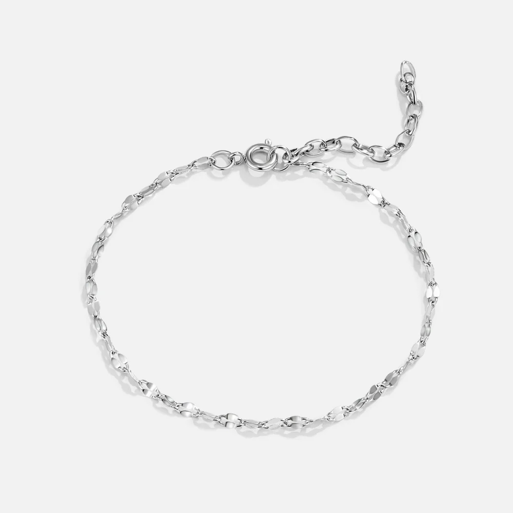 Leila Silver Chain Bracelet - Image 3
