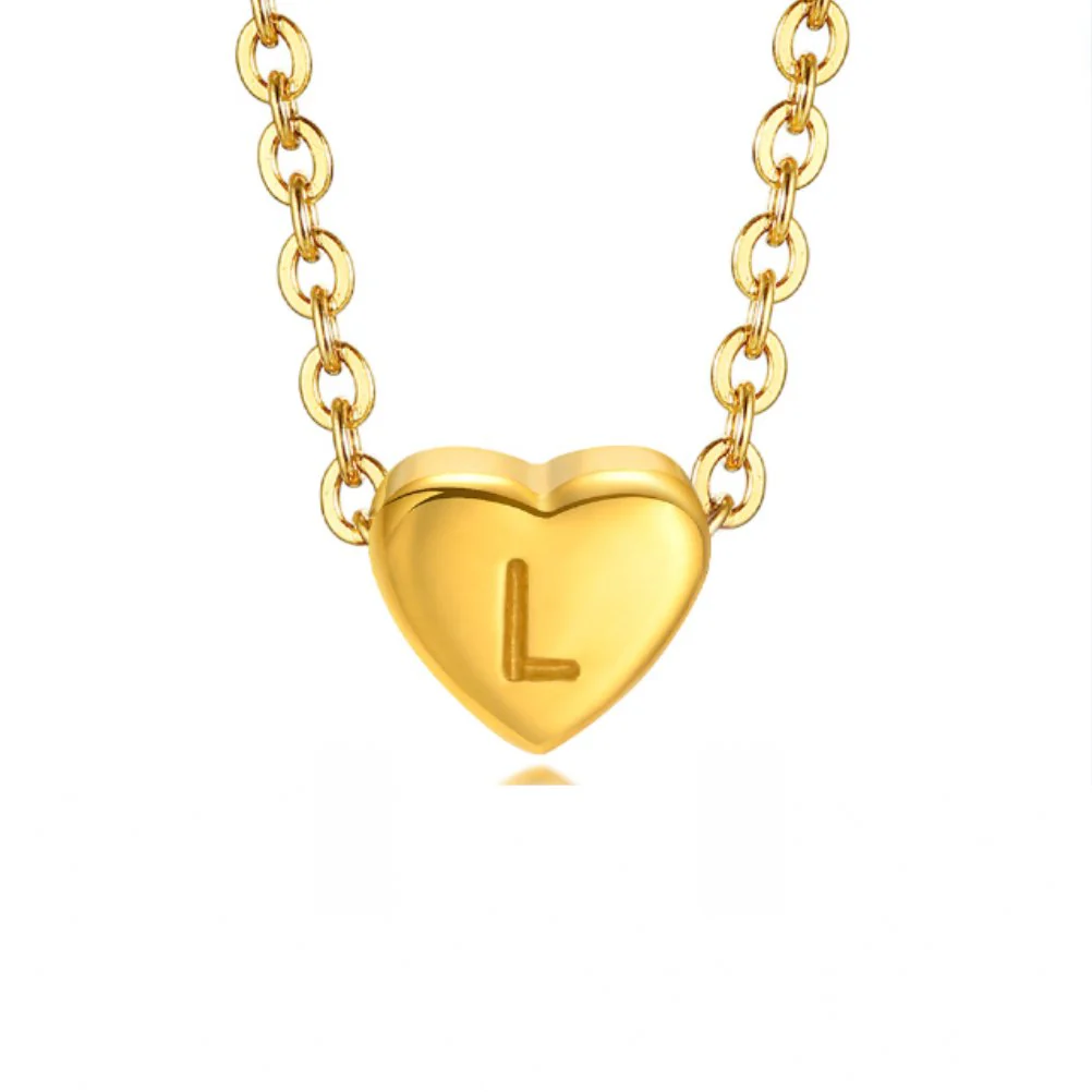 Letter Heart Necklace - Image 17