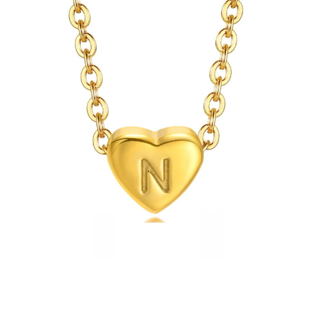 Letter Heart Necklace - Image 19