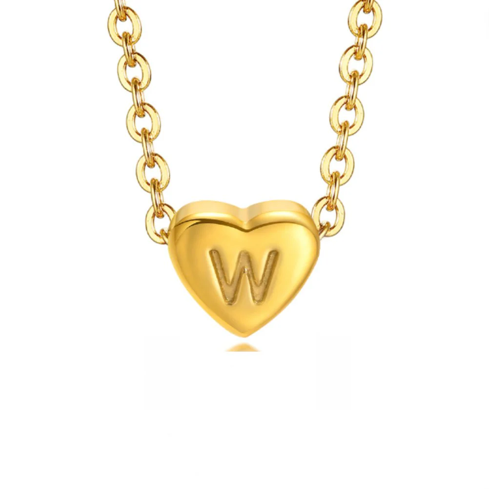 Letter Heart Necklace - Image 28