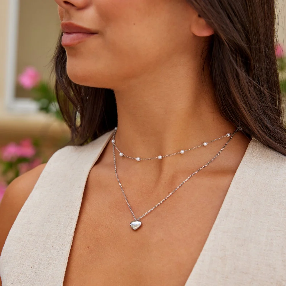 Marina Love Silver Necklace - Image 3