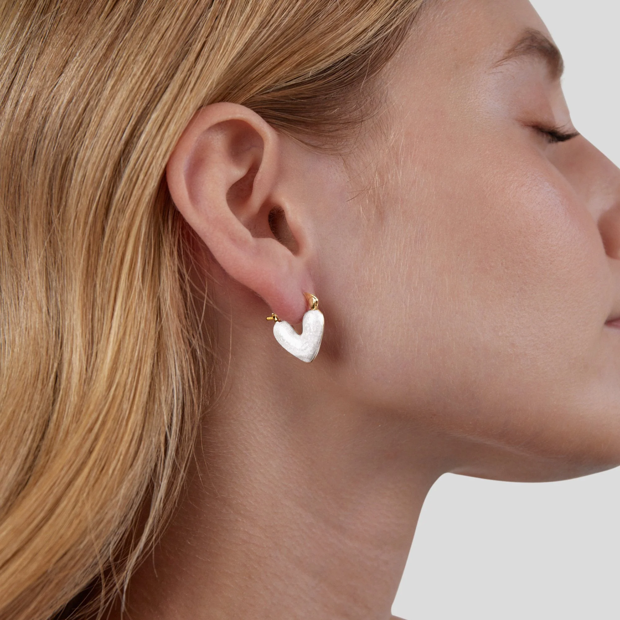 ‘Pure Love’ Heart Earrings - Image 2