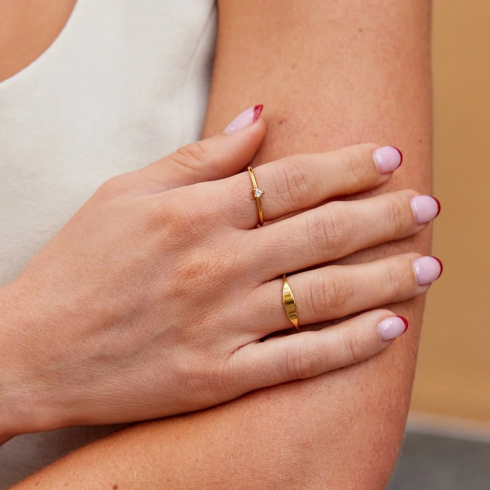 'Small Love' Crystal Heart Ring - Image 6