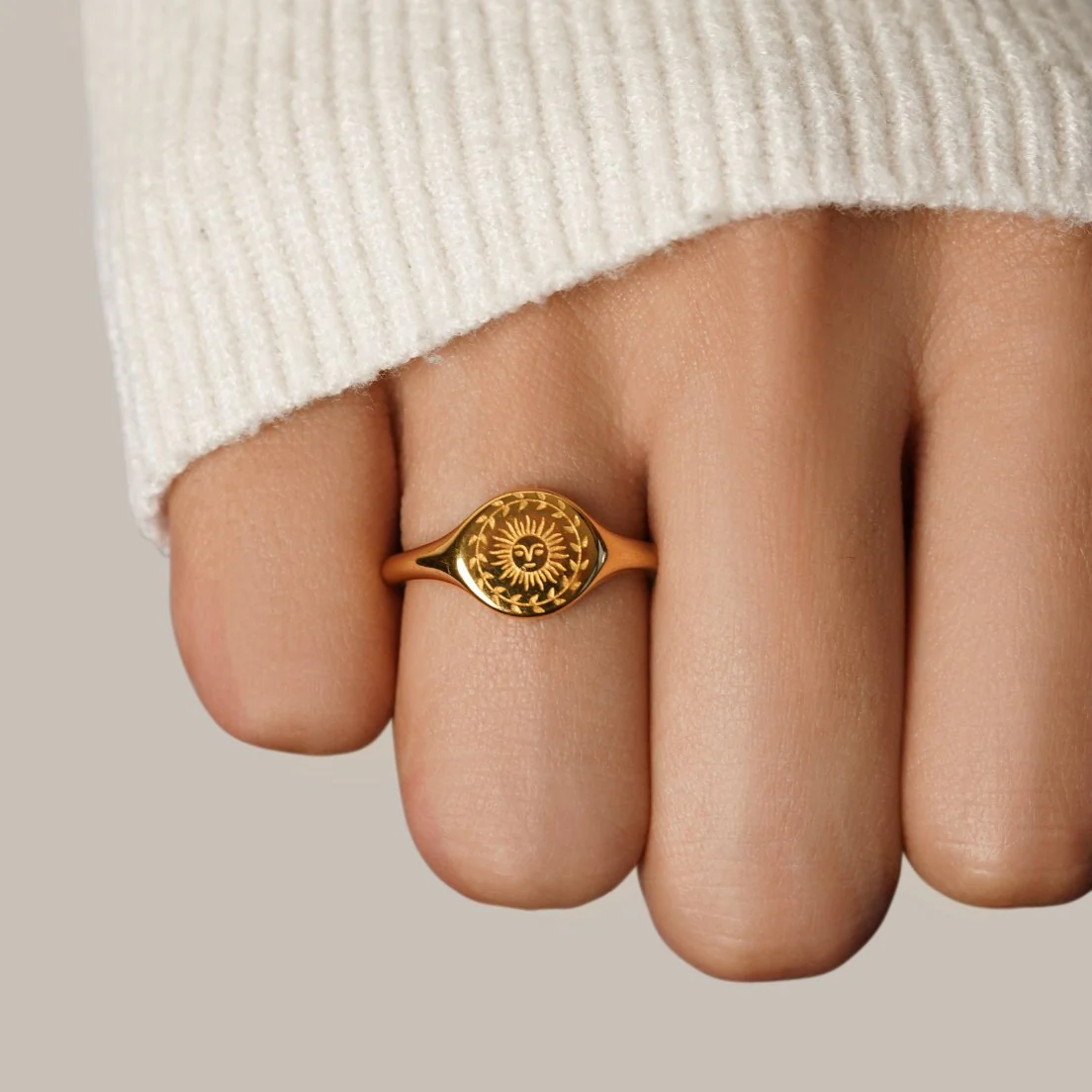 Summer Solstice Gold Ring - Image 2