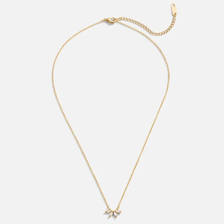 Tiffany Crystal Leaf Pendant Necklace - Image 5
