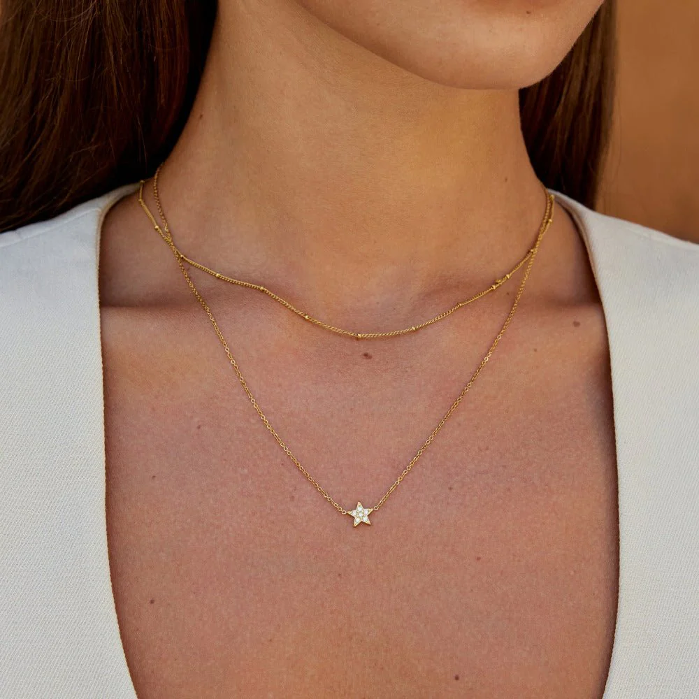 Tiny 'Shooting Star' Necklace - Image 2